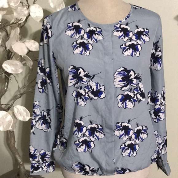 ANN TAYLOR FLORAL TOP - Picture 1 of 4